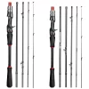 Vara de Pesca Fibra de Carbono Spinning e Casting.