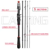 Vara de Pesca Fibra de Carbono Spinning e Casting. - Image 4