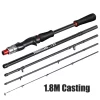 Vara de Pesca Fibra de Carbono Spinning e Casting. - Image 7